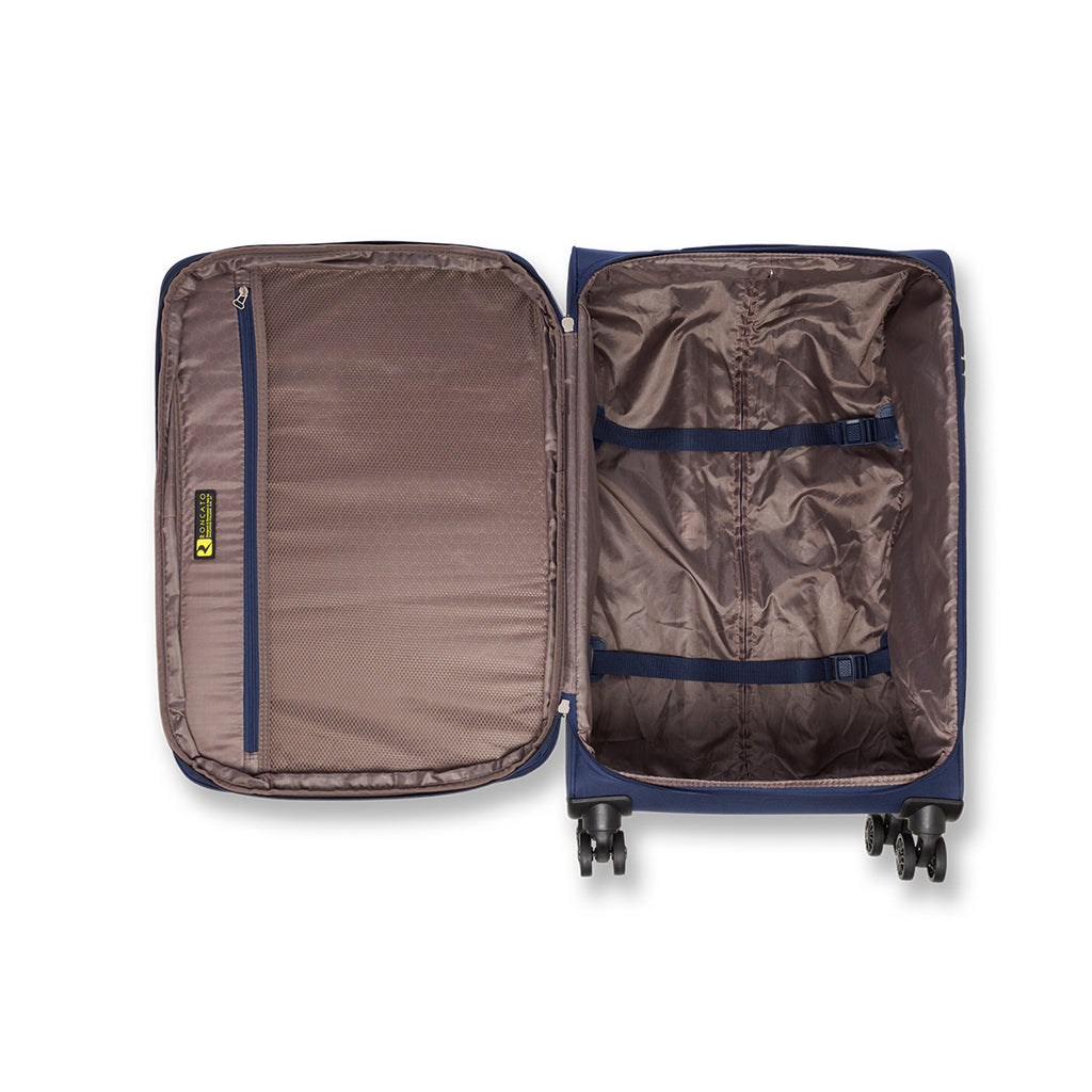 Trolley bagaglio a mano in tessuto blu Ciak Roncato One Way
