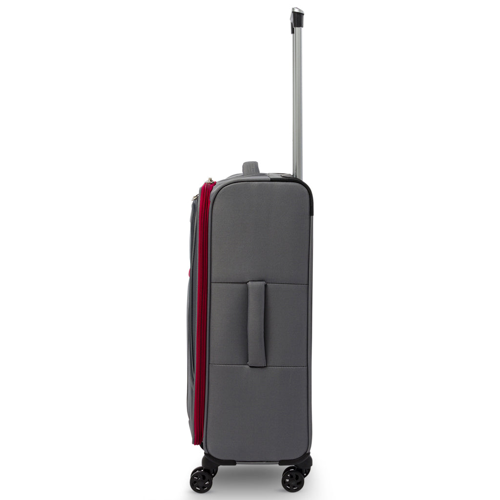 Trolley medio grigio in tessuto Romeo Gigli