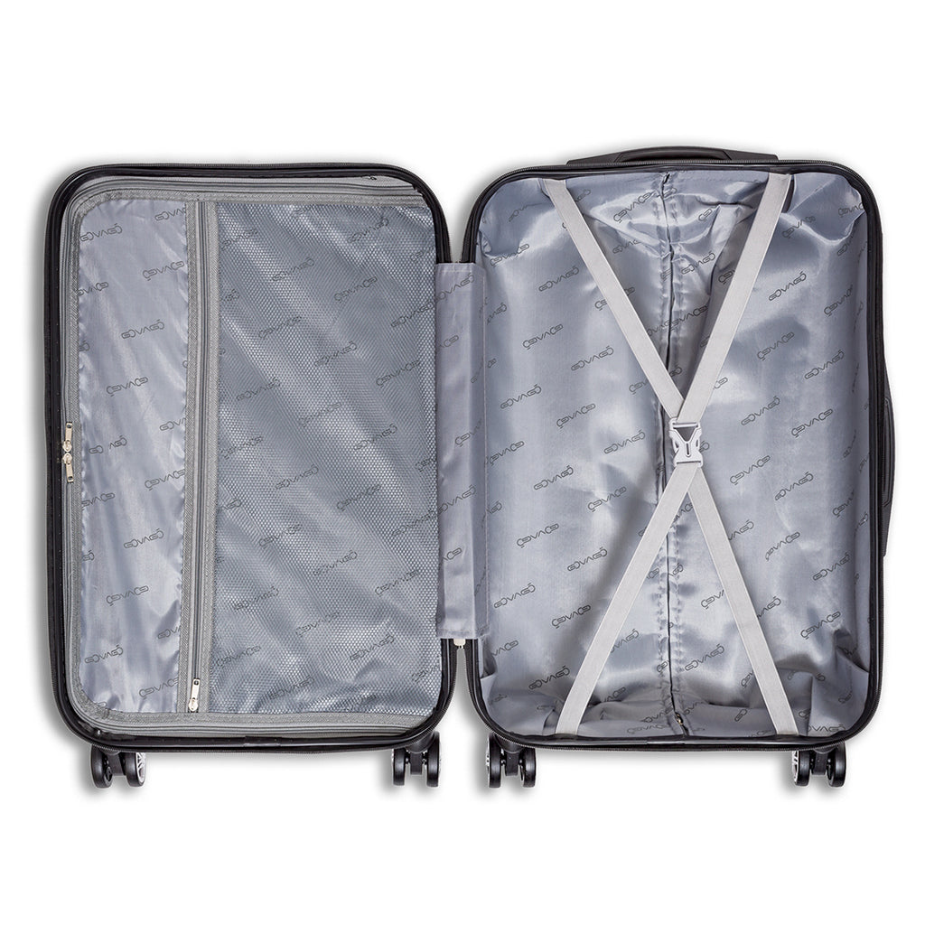 Trolley grande rigido blu Govago