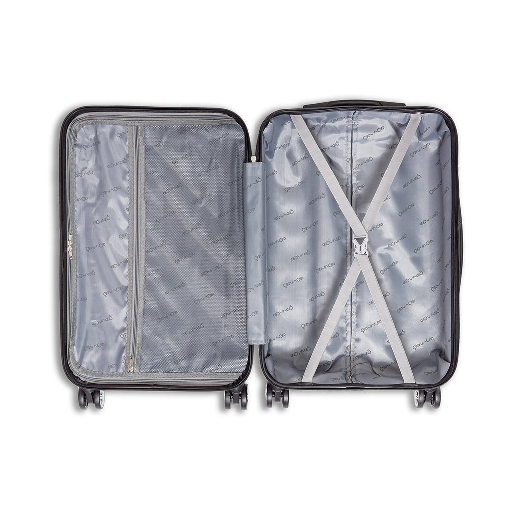 Trolley Bagaglio a mano rigido blu Govago