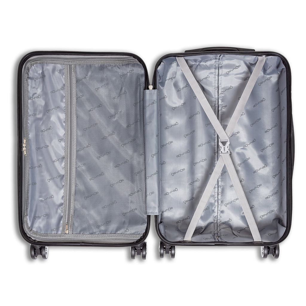 Trolley grande rigido grigio Govago