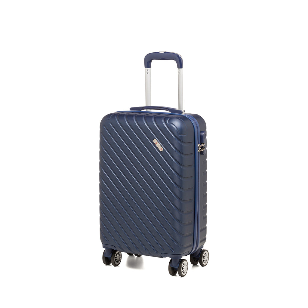 Trolley bagaglio a mano blu in ABS Govago