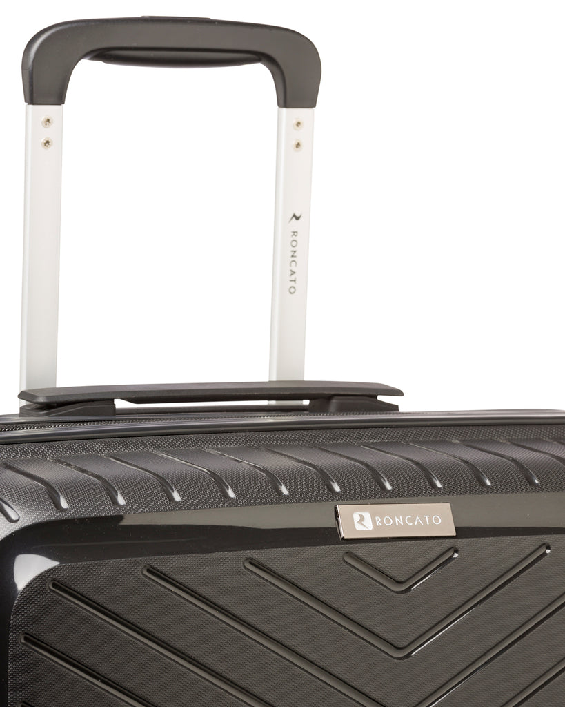 Trolley bagaglio a mano rigido nero in ABS Ciak Roncato Hexa