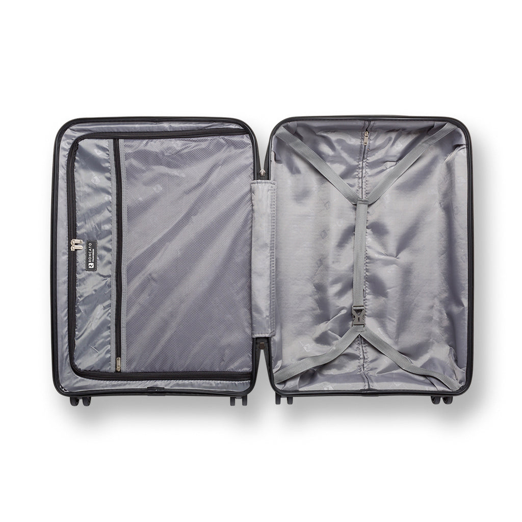 Trolley bagaglio a mano rigido nero in ABS Ciak Roncato Hexa