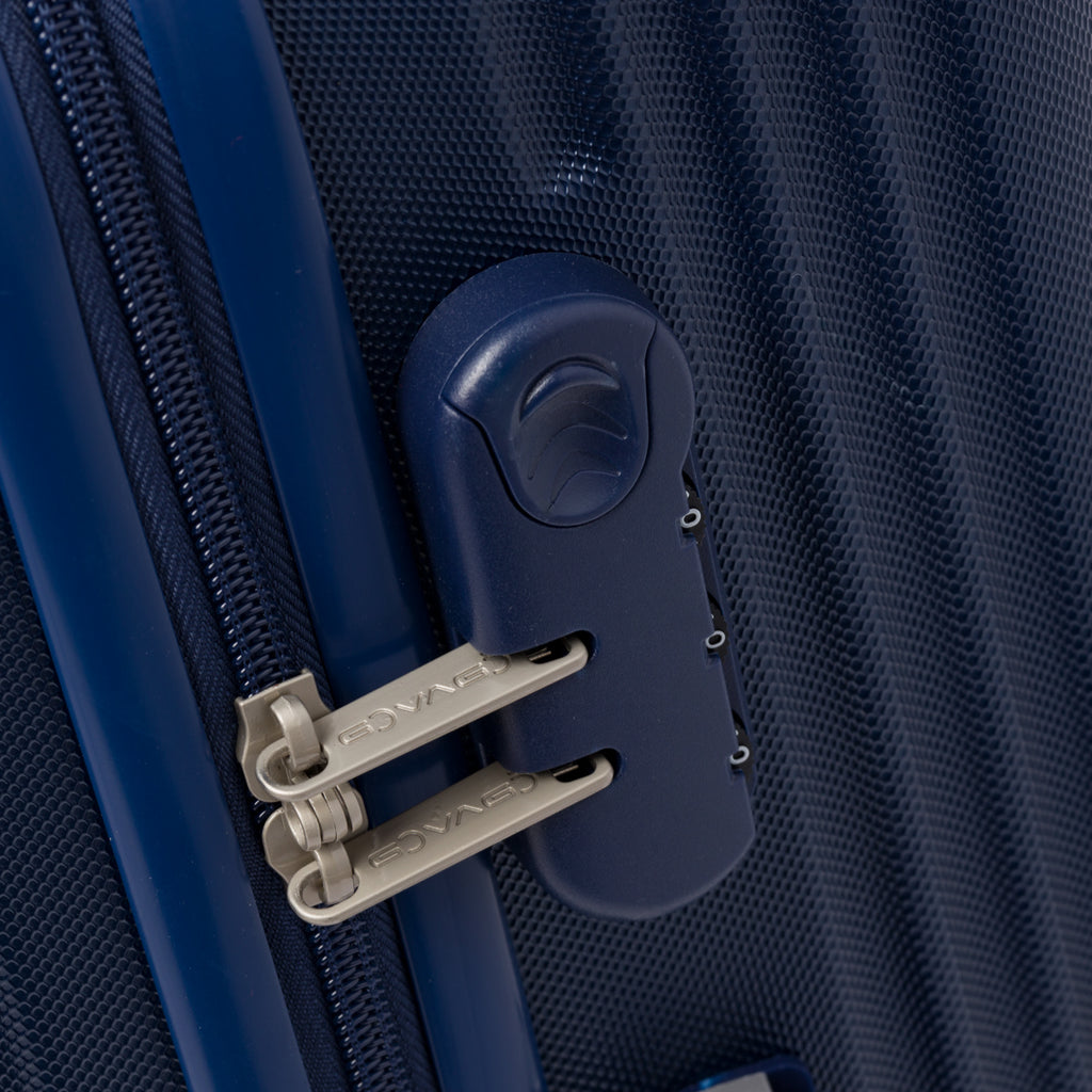 Trolley bagaglio a mano blu navy in ABS Govago