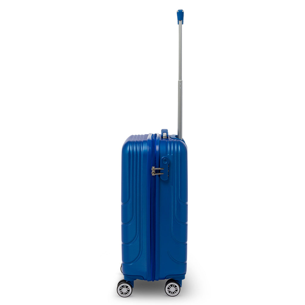 Trolley bagaglio a mano blu in ABS Govago