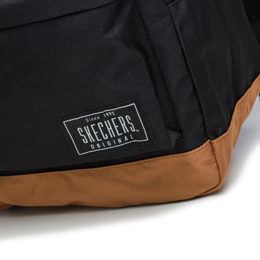 Zaino nero con zip e tasca esterna Skechers