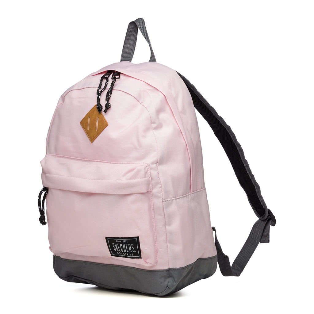 Zaino rosa con zip e tasca esterna Skechers