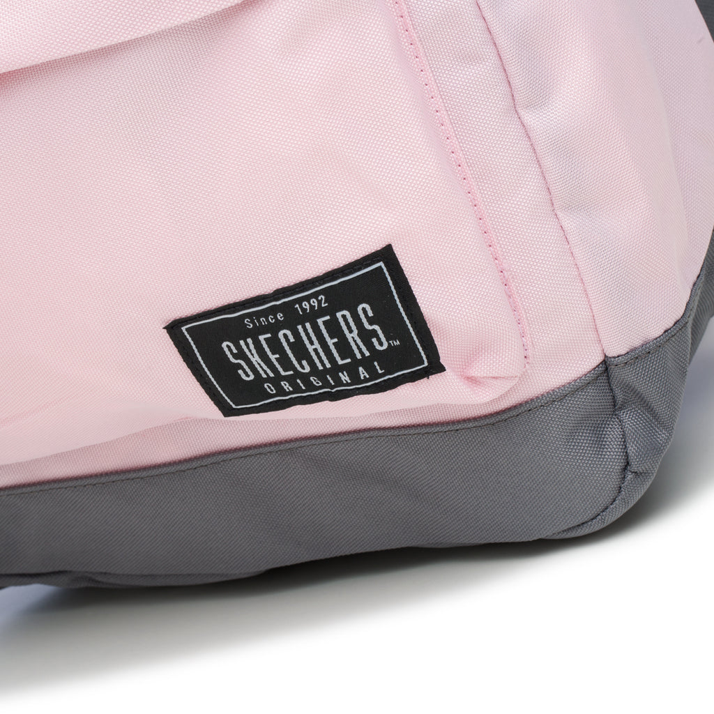 Zaino rosa con zip e tasca esterna Skechers