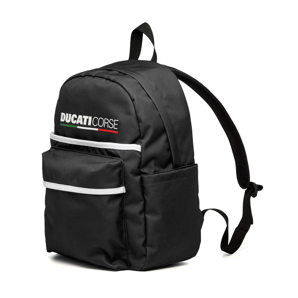 Zaino nero con logo Ducati Corse