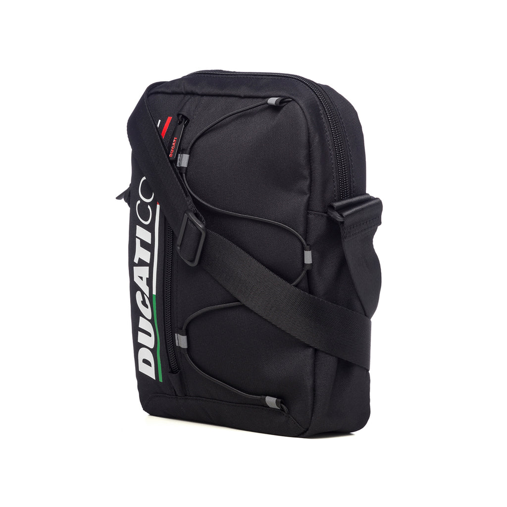 Borsello nero con logo Ducati Corse