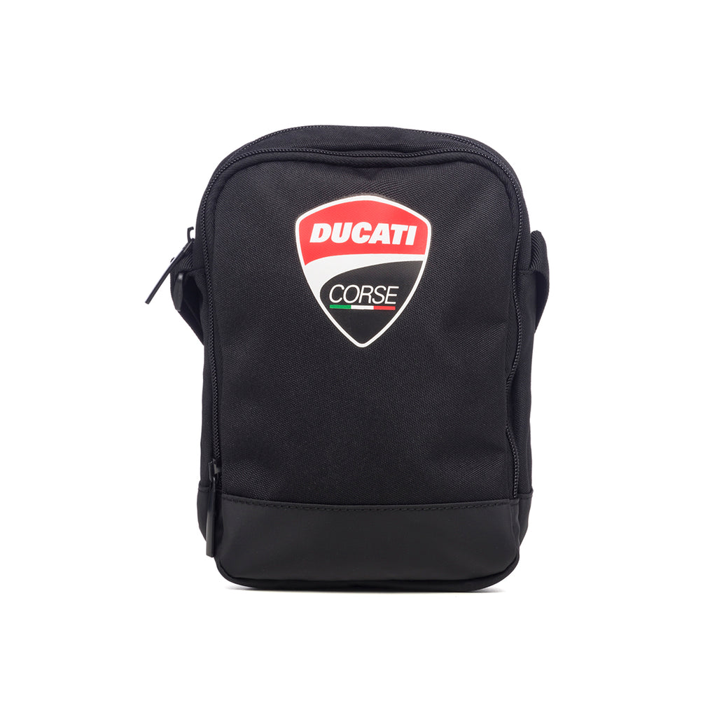 Borsello nero con badge Ducati Corse