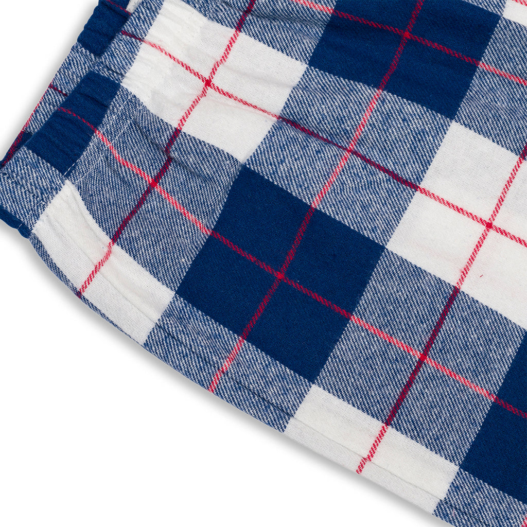 Pigiama natalizio da bambina blu con renna