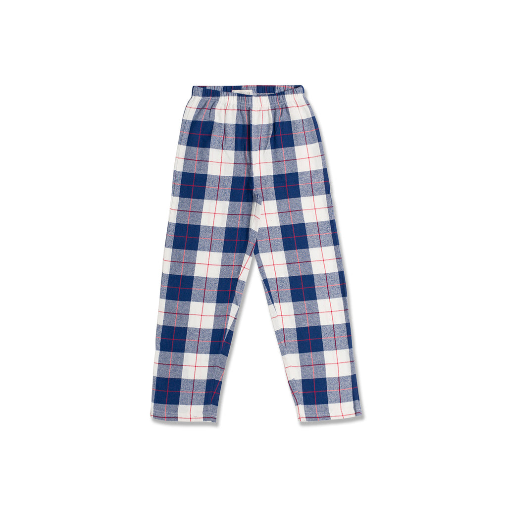 Pigiama natalizio da bambina blu con renna