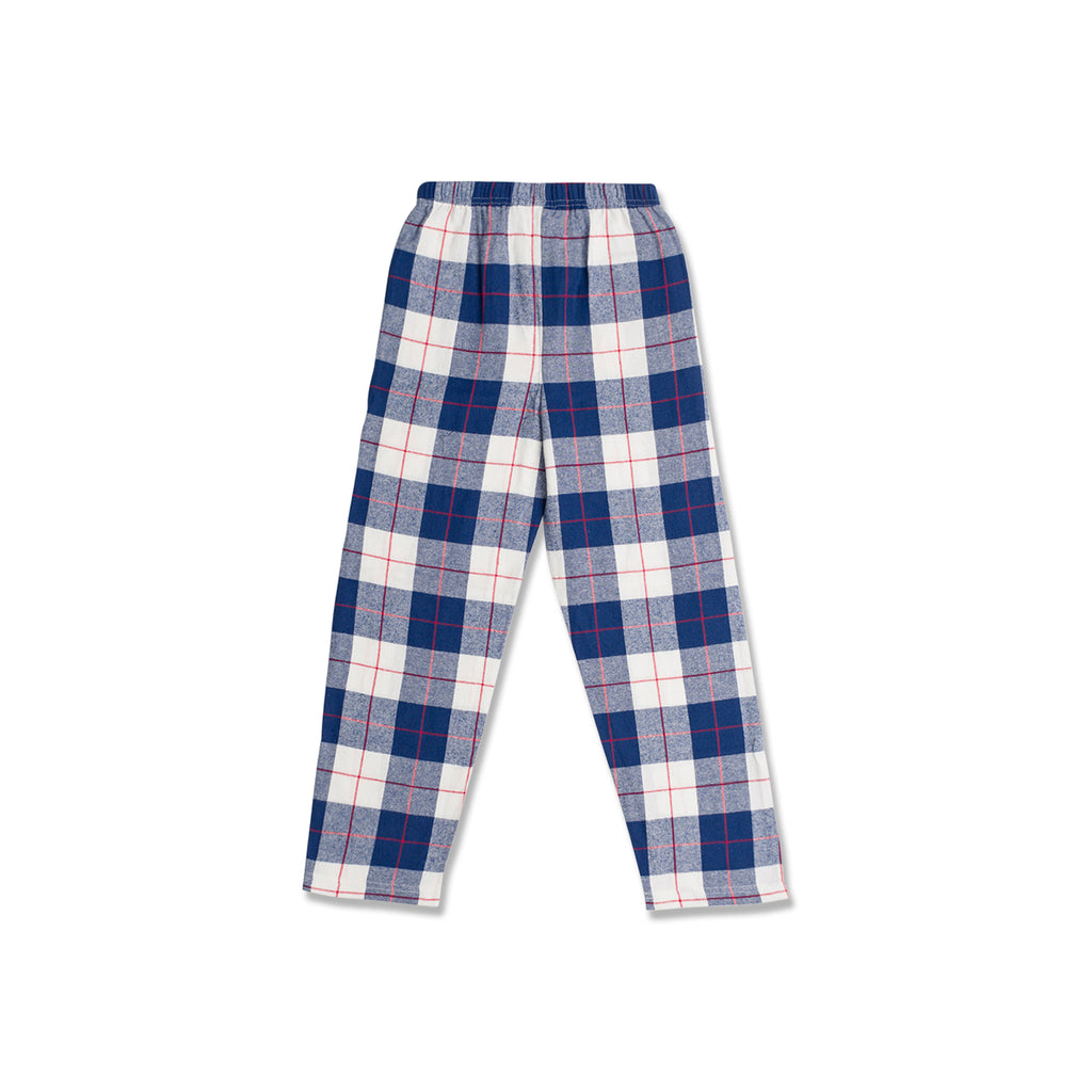 Pigiama natalizio da bambina blu con renna