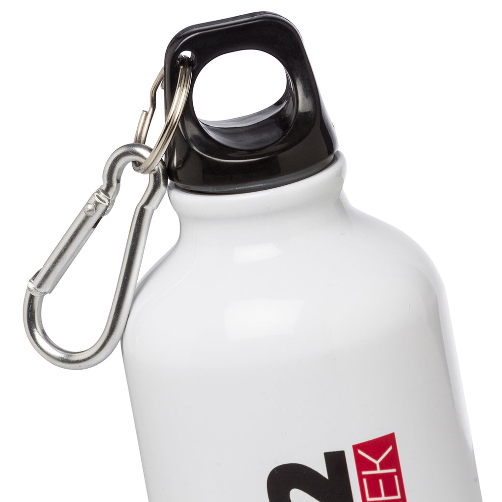 Borraccia bianca in alluminio da 0,5L con logo World Ducati Week 2022