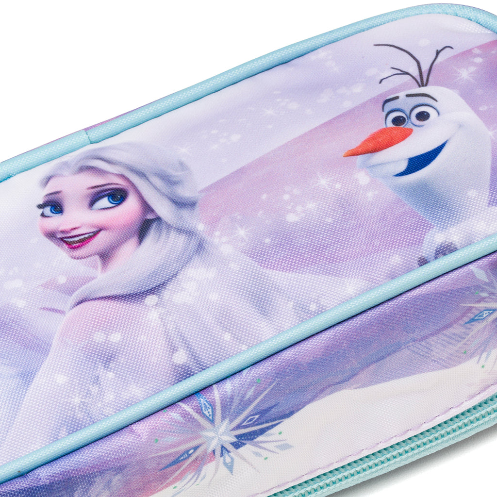 Astuccio ovale lilla con stampa Frozen