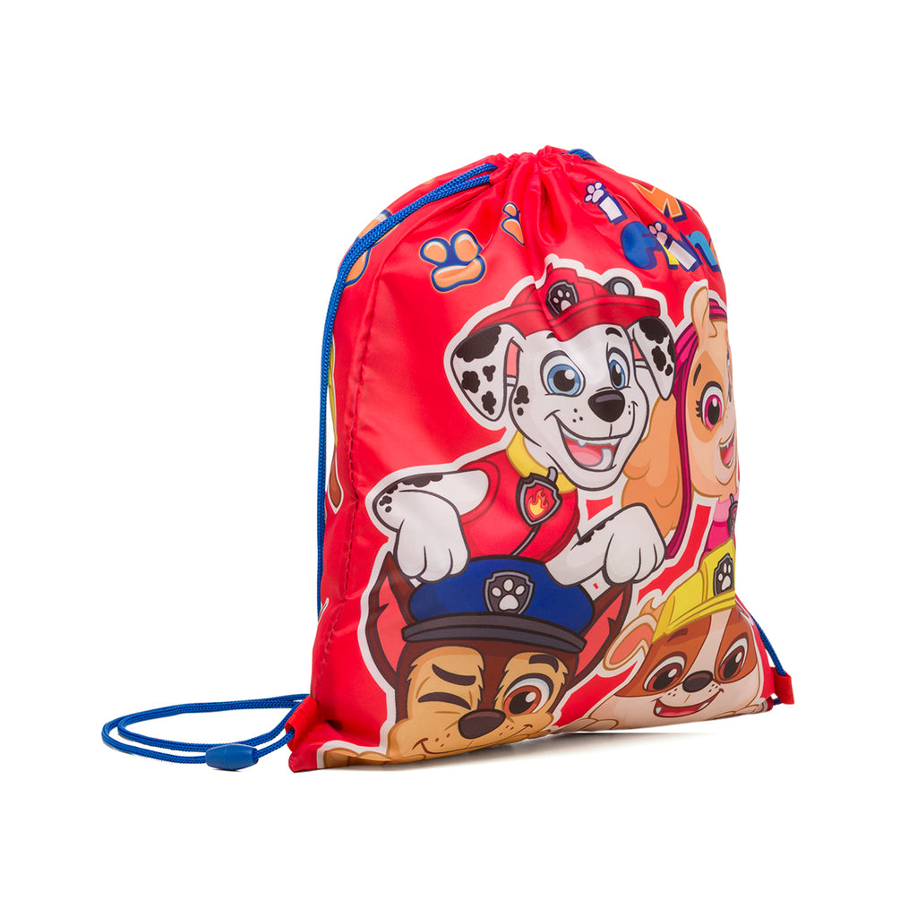 Sacca portatutto blu con stampa Paw Patrol