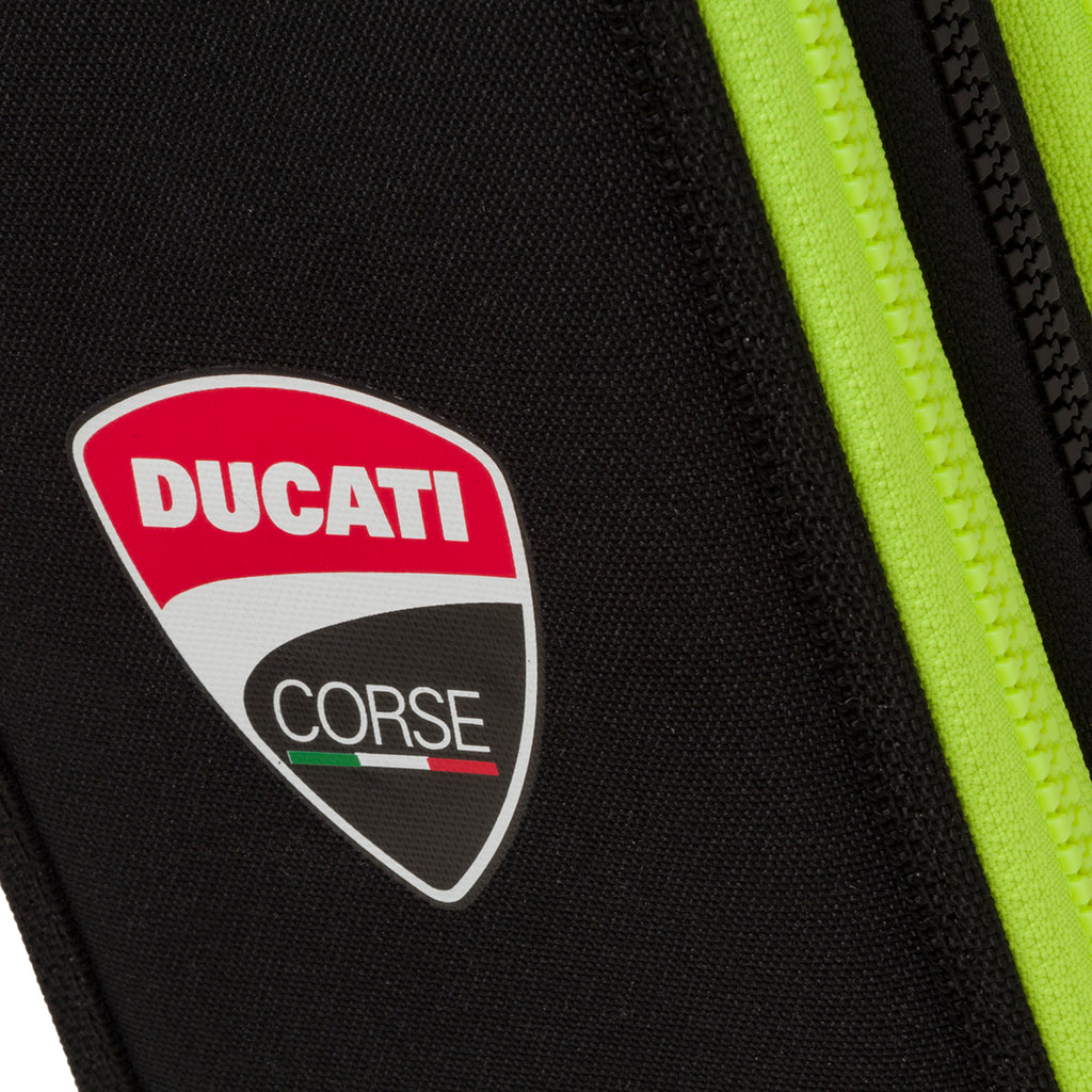 Astuccio a 3 cerniere nero con badge Ducati Corse