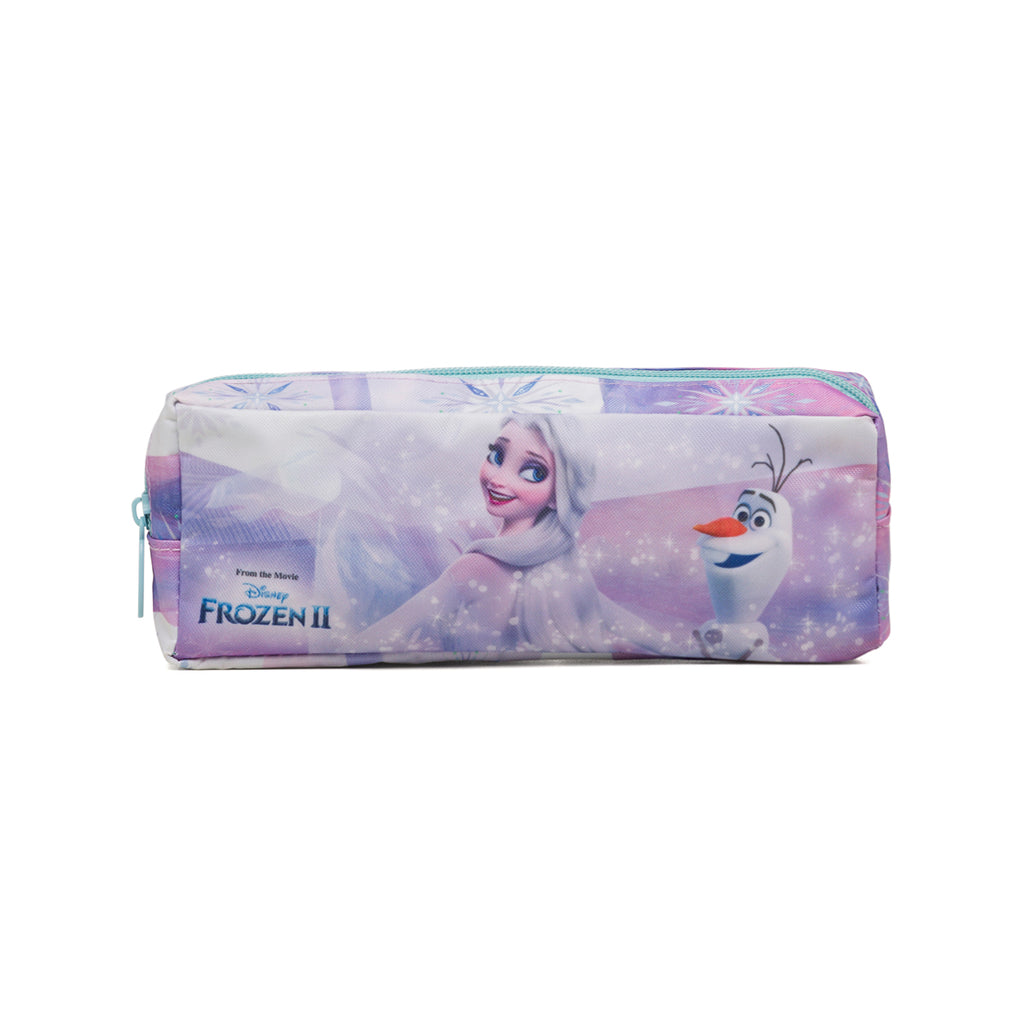 Astuccio portatutto lilla con stampa Frozen