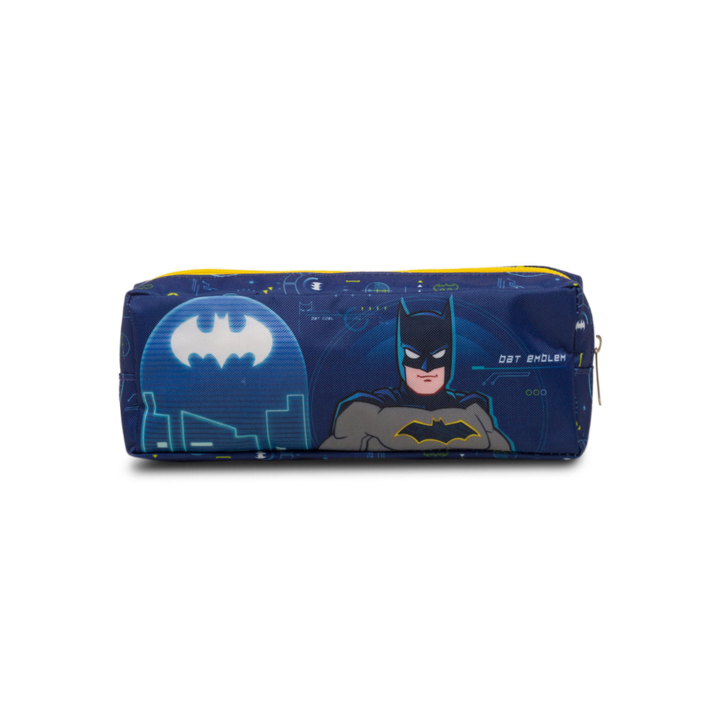 Astuccio portatutto blu con stampa Batman