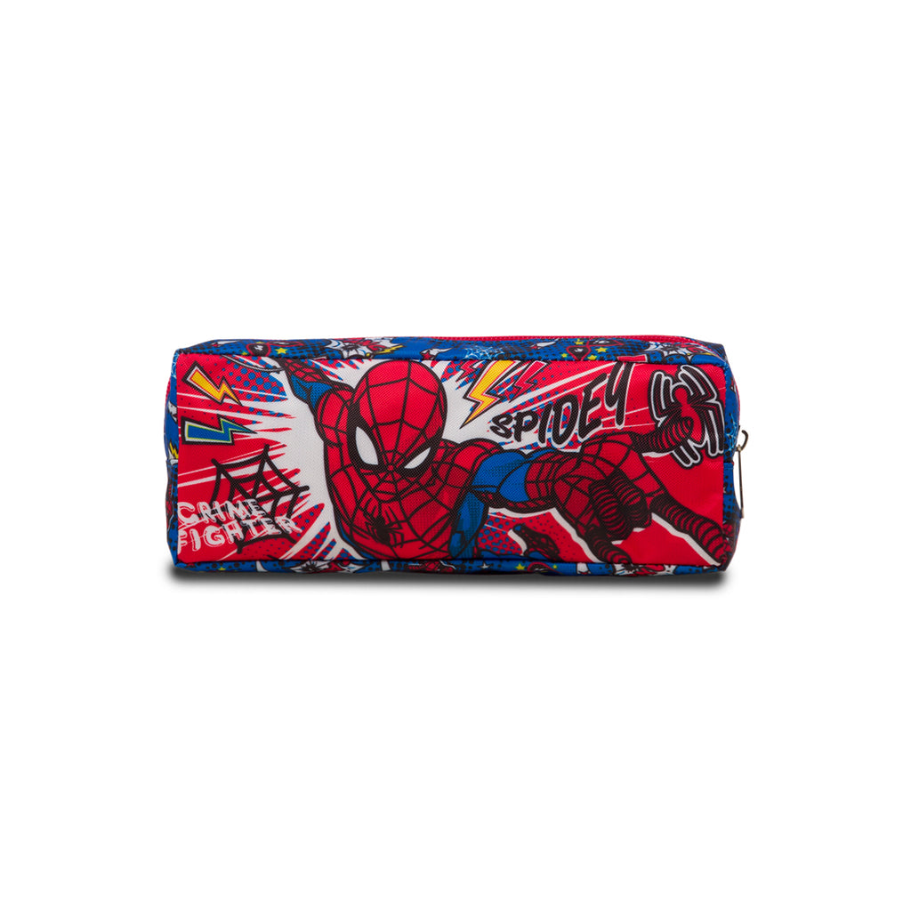 Astuccio portatutto rosso e blu con stampa Spiderman