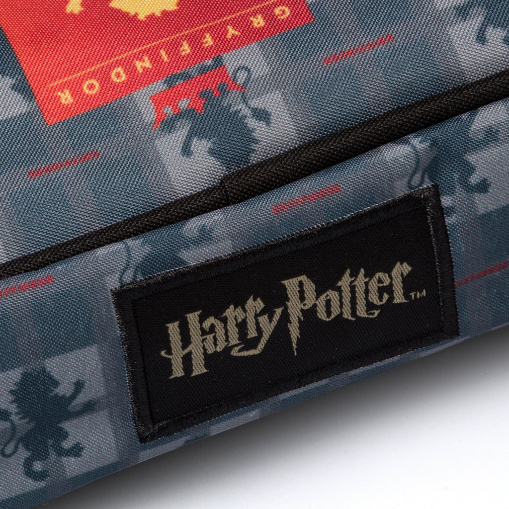 Astuccio ovale grigio con stemma Grifondoro - Harry Potter