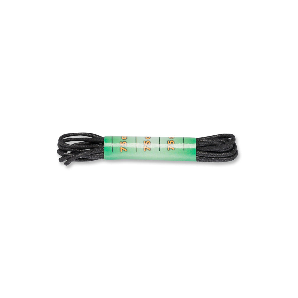 Lacci cerati neri 75 cm Silver