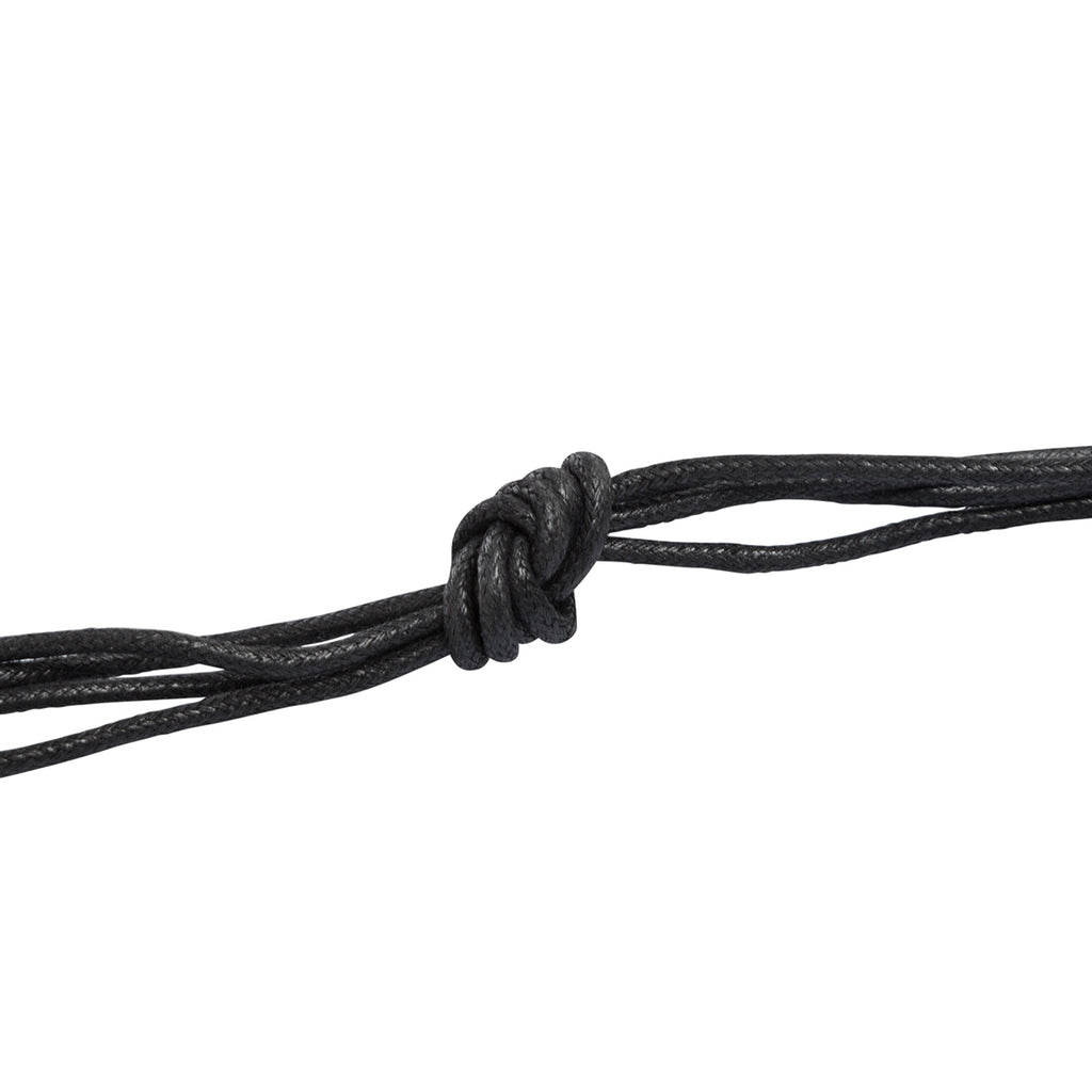 Lacci cerati neri 75 cm Silver