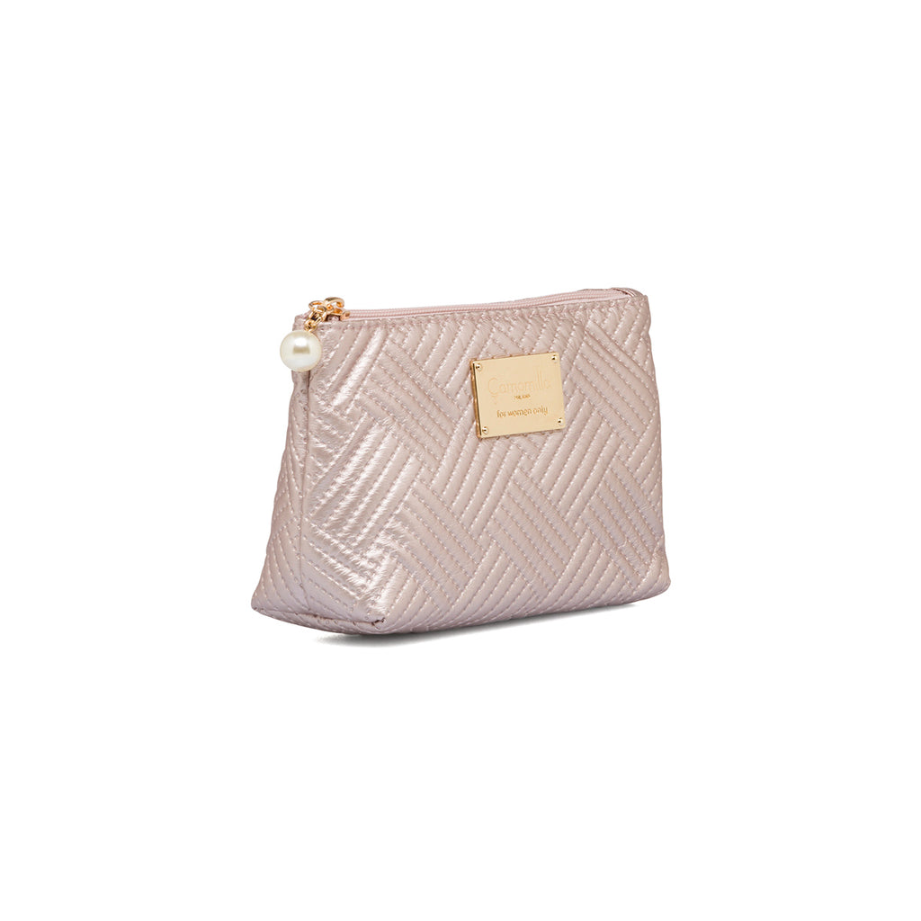 Astuccio rosa da donna con chiusura a zip Camomilla Milano