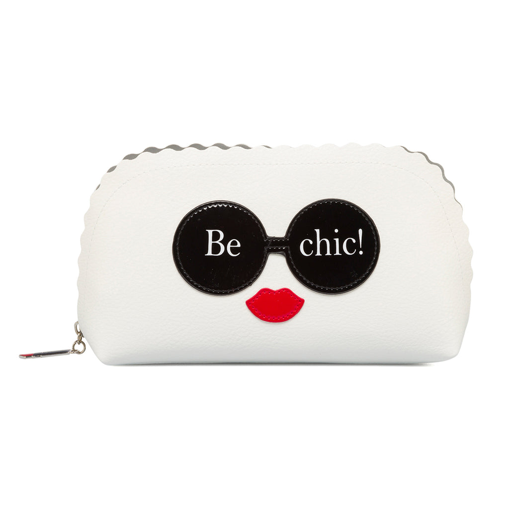 Necessaire bianco da donna con chiusura a zip Camomilla Milano