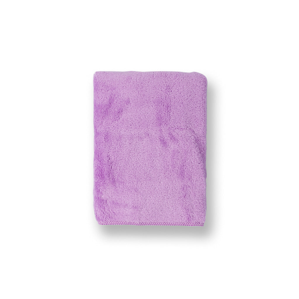 Set di tre asciugamani piccoli viola Camomilla Milano