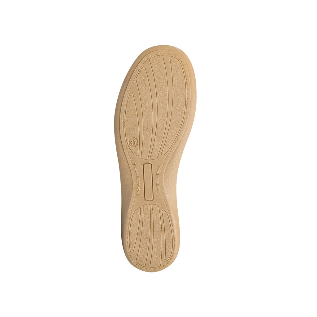 Ballerine beige in tessuto con profili animalier Annalisa Grenoble