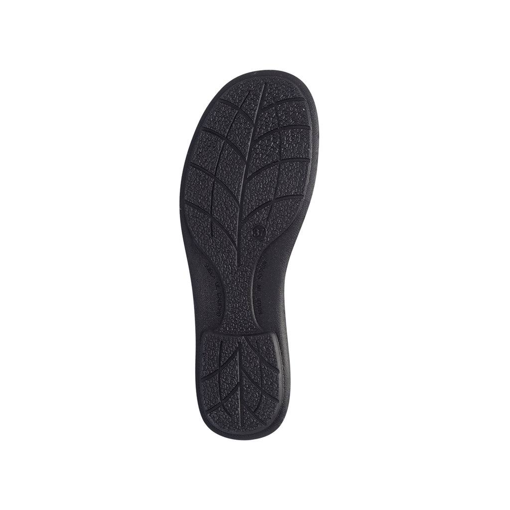 Pantofole da donna nere in tessuto effetto pelliccia Annalisa Sivan