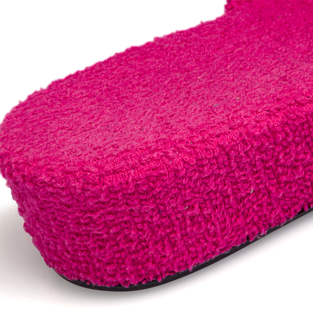 Ciabatte fucsia in spugna da donna Rosagialla