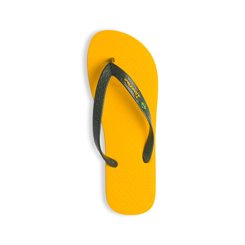 Ciabatte infradito gialle e verdi in gomma Ipanema Class Brasil II