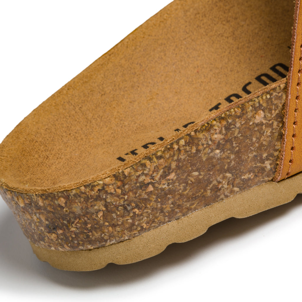 Ciabatte infradito color cuoio con cinturini incrociati Italia Trend Gioia