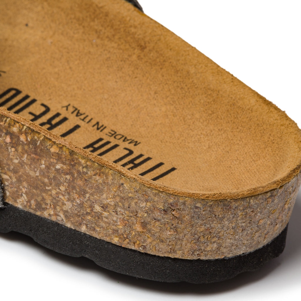 Ciabatte infradito color argento effetto glitterato Italia Trend Zeudi