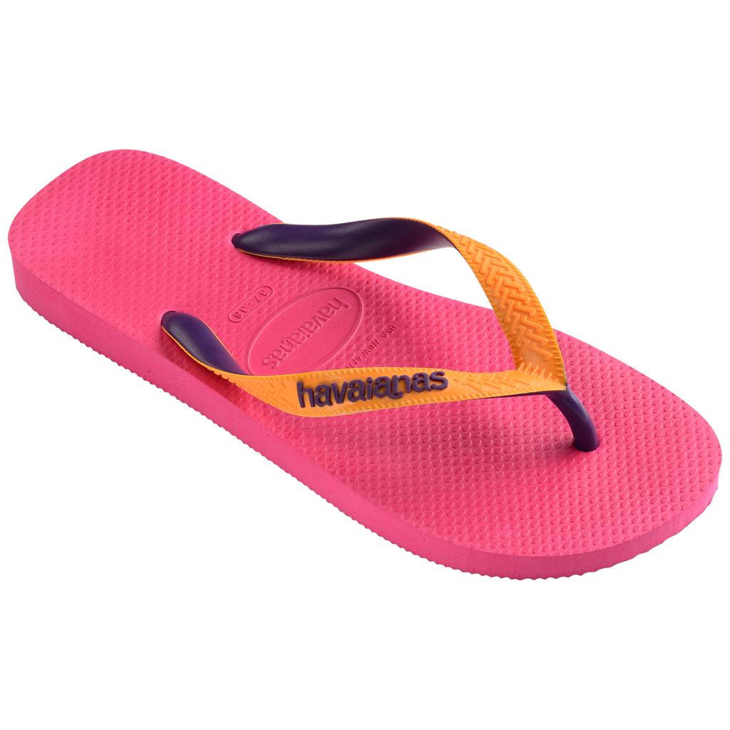 Ciabatte infradito da donna rosa e arancioni Havaianas Top Mix
