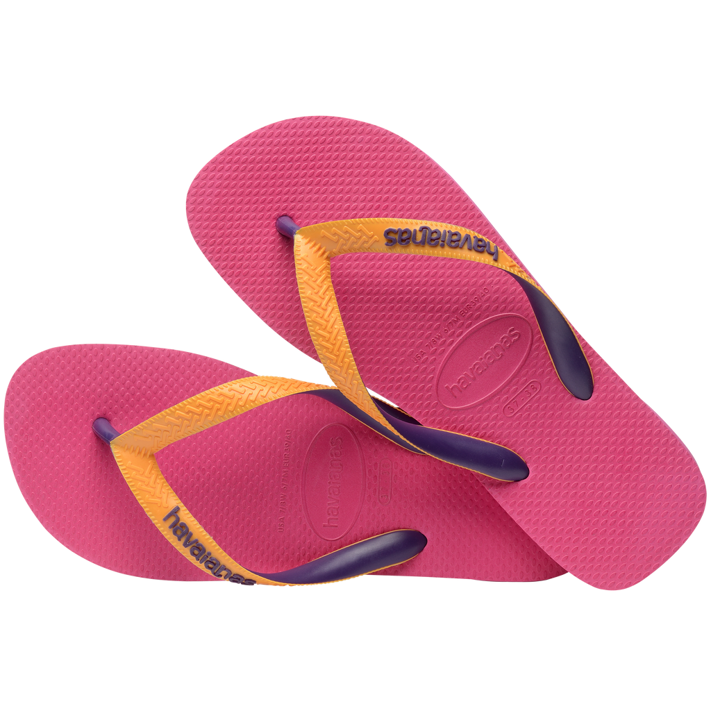Ciabatte infradito da donna rosa e arancioni Havaianas Top Mix