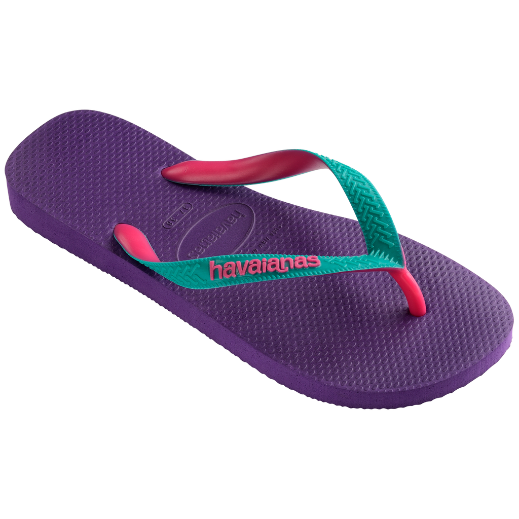 Ciabatte infradito da donna viola e azzurre Havaianas Top Mix