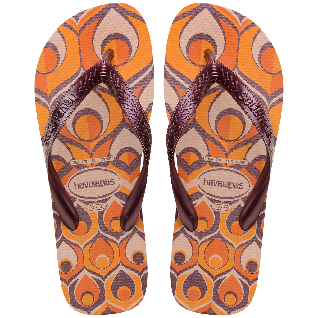 Ciabatte infradito da donna con stampa retrò Havaianas Spring