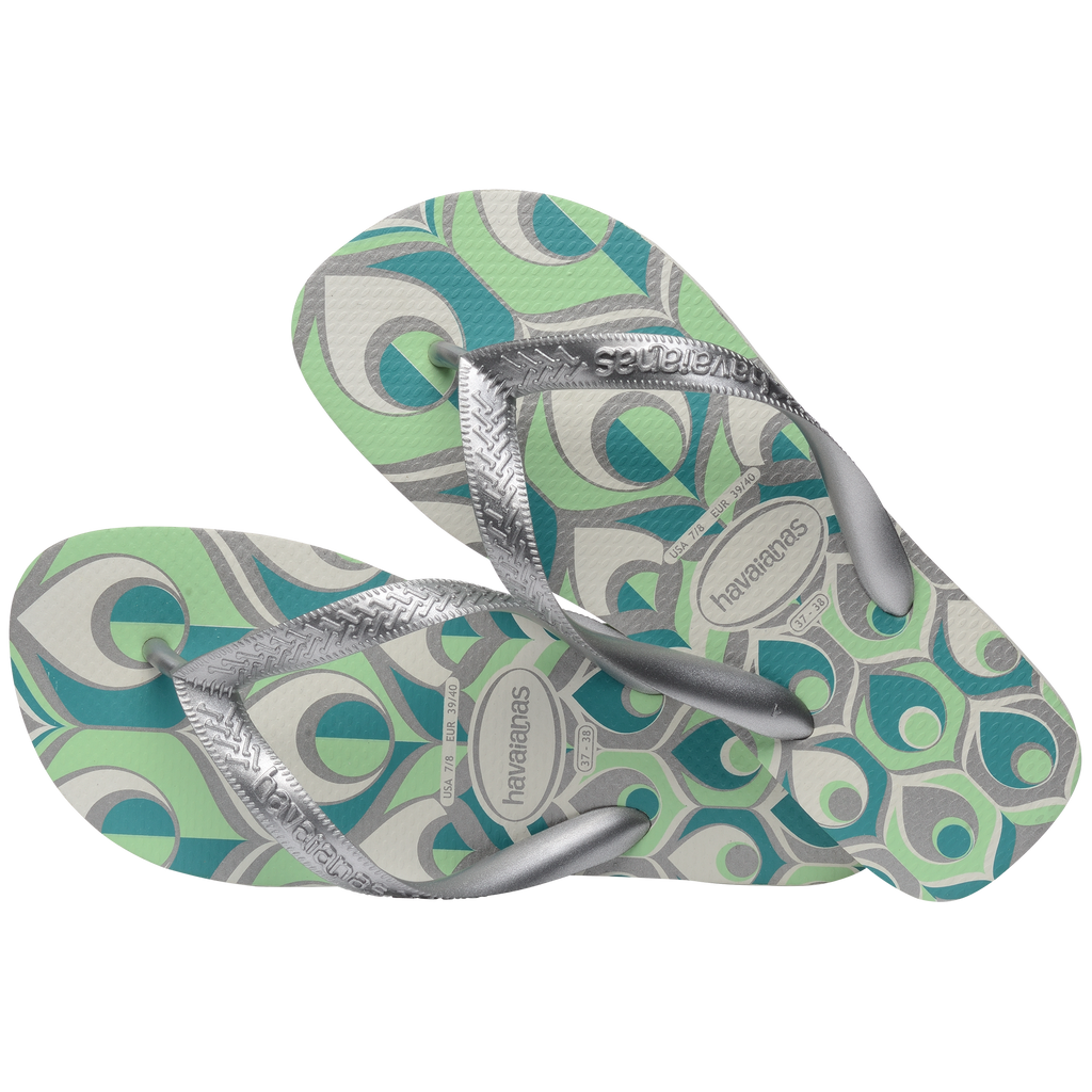 Ciabatte infradito da donna con stampa retrò Havaianas Spring