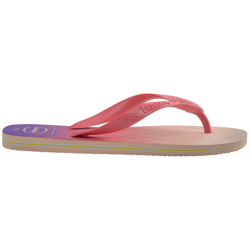 Ciabatte infradito da donna rosa con motivo sfumato Havaianas Brasil Fresh
