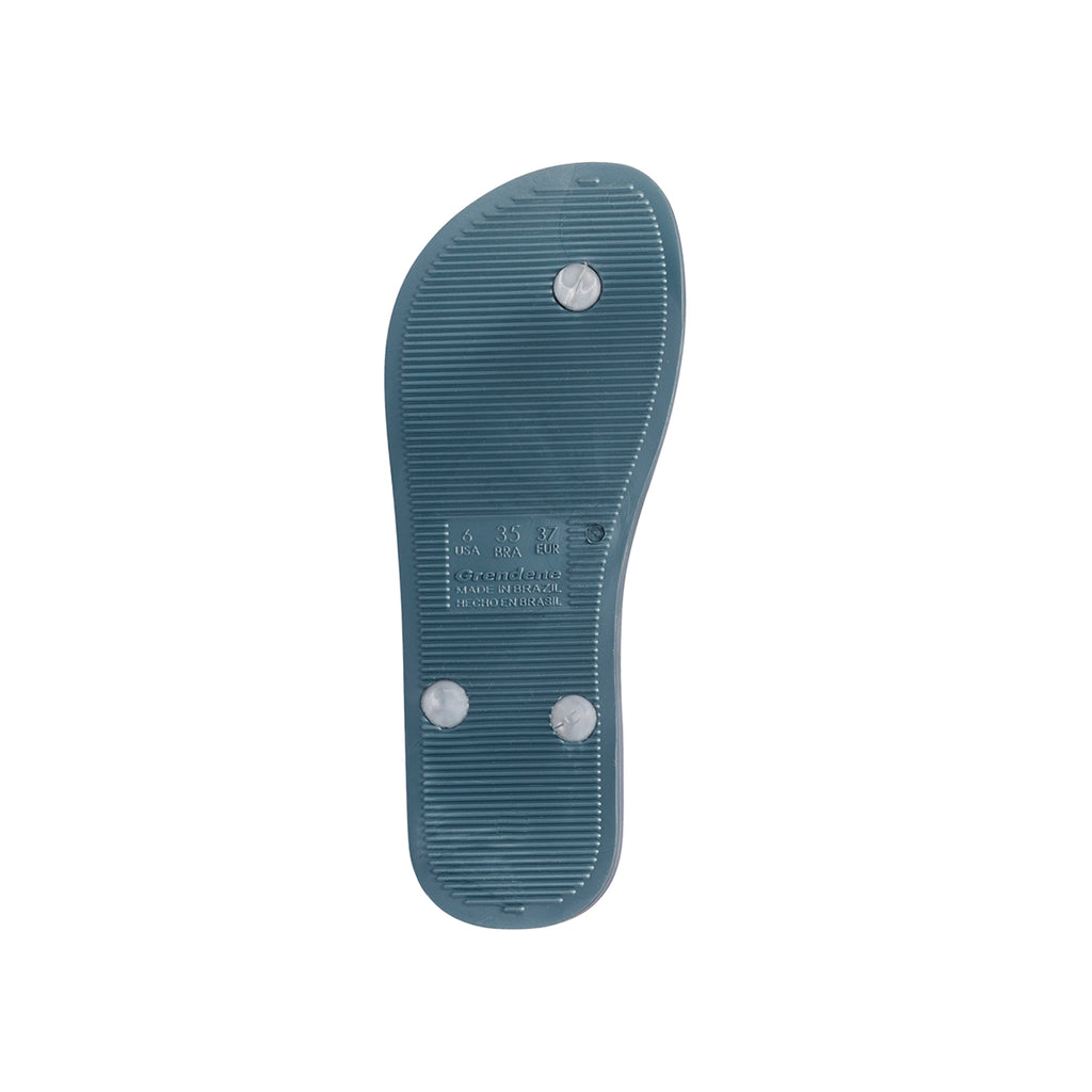 Ciabatte infradito da donna blu e argento Ipanema Tan