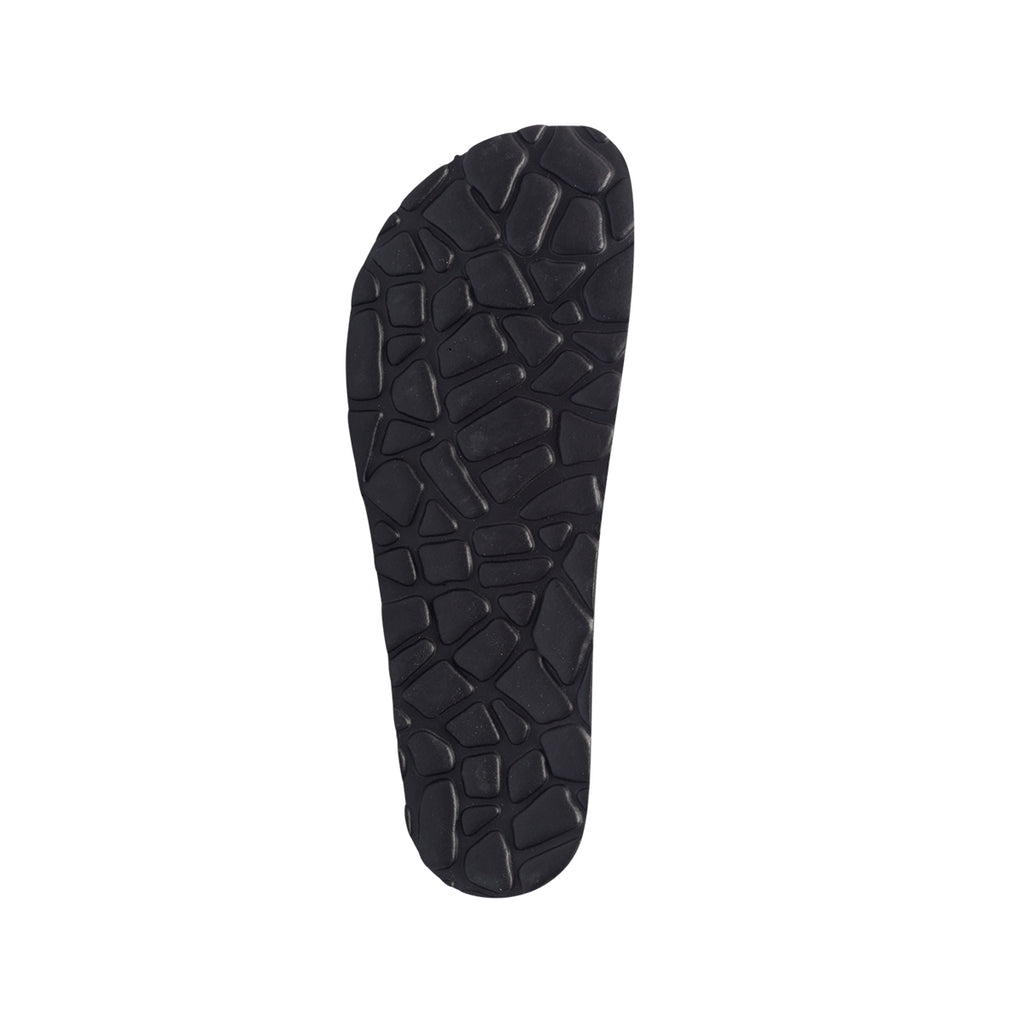 Ciabatte infradito nere in pelle da donna Italia Trend Zeudi