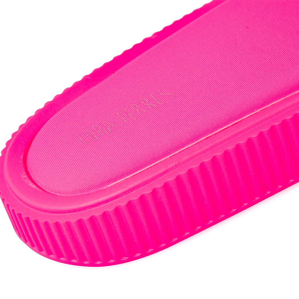 Ciabatte fucsia da donna con fascia effetto trapuntato Lora Ferres On The Beach