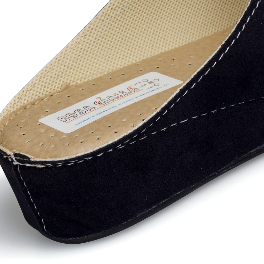 Ciabatte comfort blu con doppia fascia da donna Rosagialla