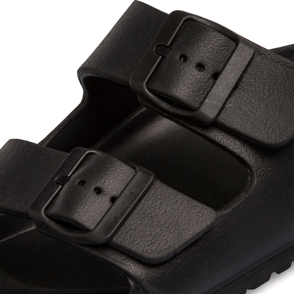 Ciabatte da donna nere a doppia fascia Silvia Sikel