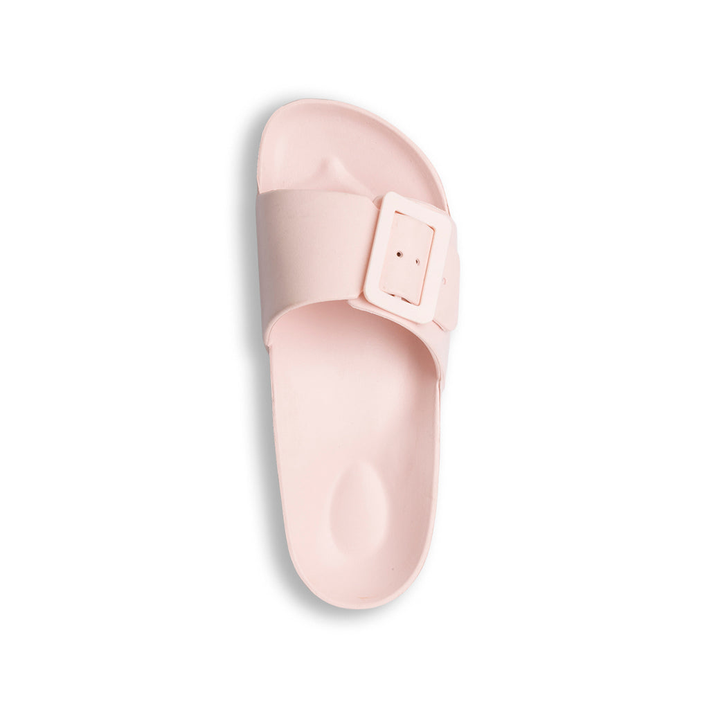 Ciabatte da donna rosa a fascia singola Silvia Sikel